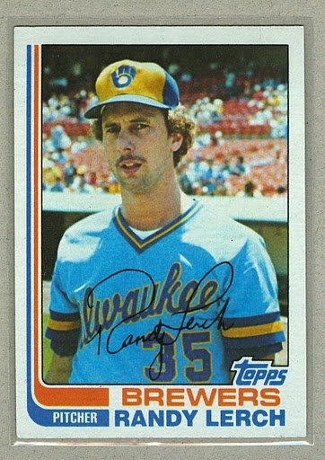 1982 Topps Baseball #466 Randy Lerch Brewers Pack Fresh