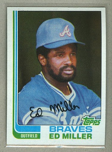 1982 Topps Baseball #451 Ed Miller Braves Pack Fresh