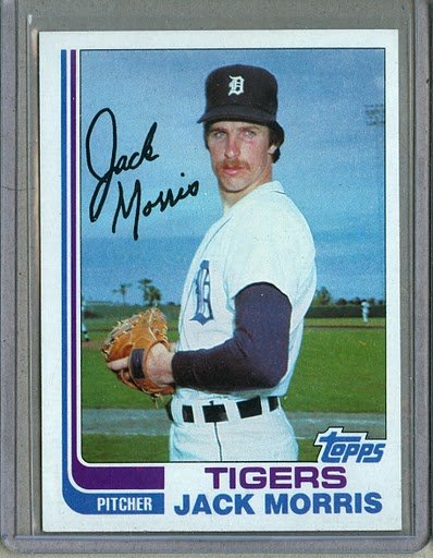 1982 Topps Baseball #450 Jack Morris Pack Fresh