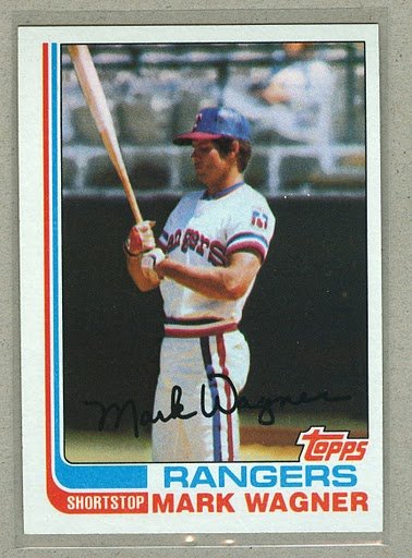 1982 Topps Baseball #443 Mark Wagner Rangers Pack Fresh