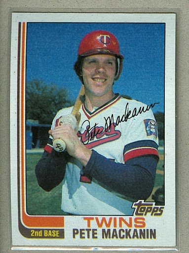 1982 Topps Baseball #438 Pete Mackanin Twins Pack Fresh