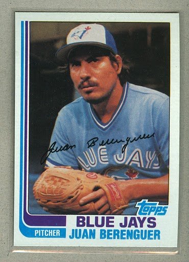 1982 Topps Baseball #437 Juan Berenguer Blue Jays Pack Fresh