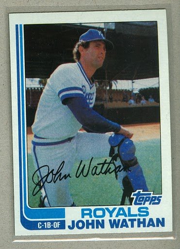 1982 Topps Baseball #429 John Wathan Royals Pack Fresh