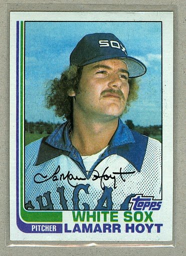 1982 Topps Baseball #428 Lamar Hoyt White Sox Pack Fresh