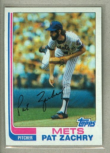 1982 Topps Baseball #399 Pat Zachary Mets Pack Fresh