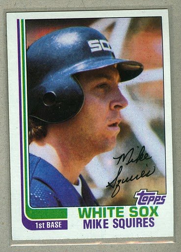 1982 Topps Baseball #398 Mike Squires White Sox Pack Fresh