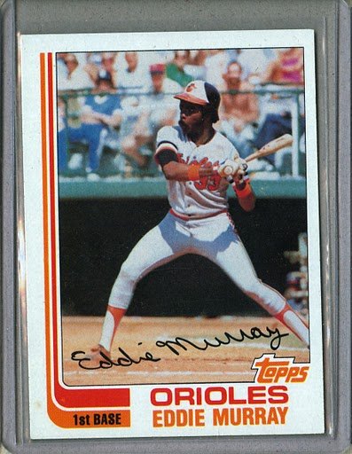 1982 Topps Baseball #390 Eddie Murray Orioles Pack Fresh