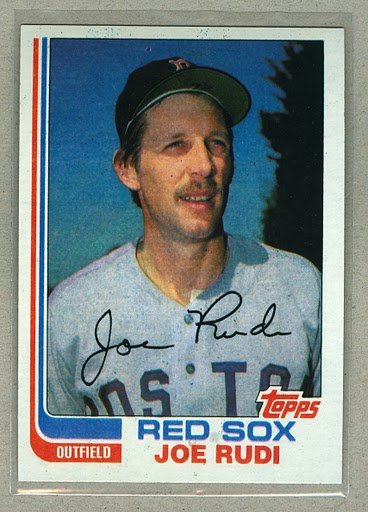 1982 Topps Baseball #388 Joe Rudi Red Sox Pack Fresh