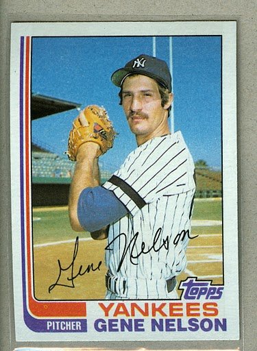 1982 Topps Baseball #373 Gene Nelson Pack Fresh