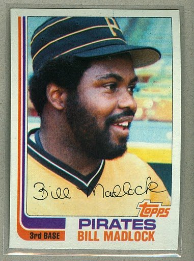 1982 Topps Baseball #365 Bill Madlock Pirates Pack Fresh