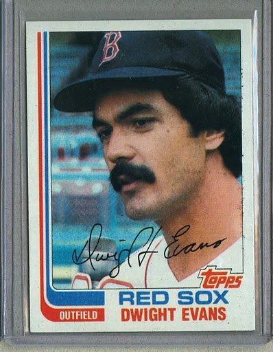 1982 Topps Baseball #355 Dwight Evans Red Sox Pack Fresh