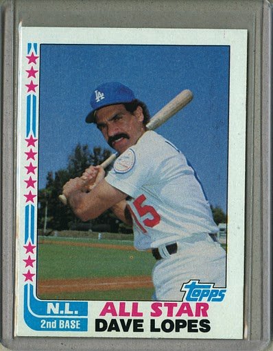 1982 Topps Baseball #338 Dave Lopes Dodgers Pack Fresh