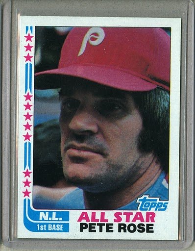 1982 Topps Baseball #337 Pete Rose Phillies Pack Fresh