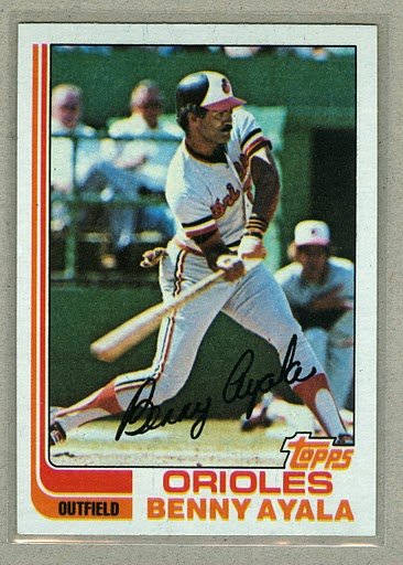 1982 Topps Baseball #331 Benny Ayala Orioles Pack Fresh