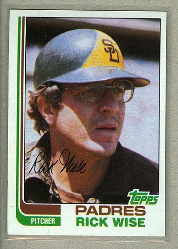 1982 Topps Baseball #330 Rick Wise Padres Pack Fresh