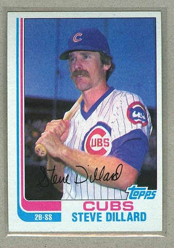 1982 Topps Baseball #324 Steve Dillard Cubs Pack Fresh