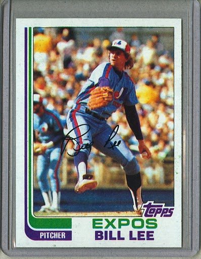 1982 Topps Baseball #323 Bill Lee Expos Pack Fresh