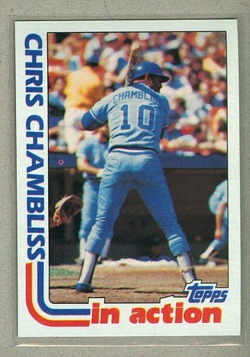 1982 Topps Baseball #321 Chris Chambliss Royals Pack Fresh