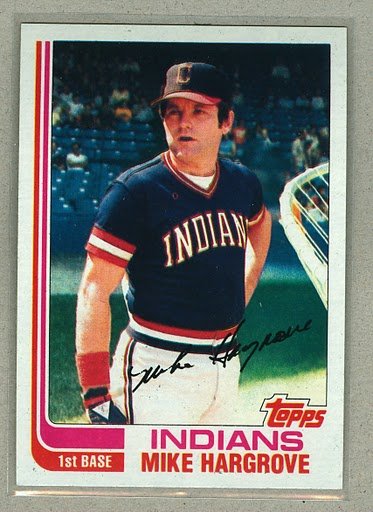 1982 Topps Baseball #310 Mike Hargrove Indians Pack Fresh