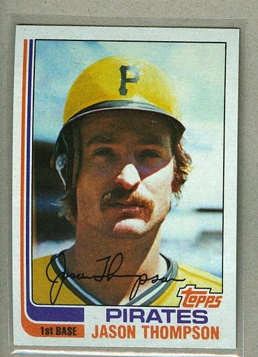 1982 Topps Baseball #295 Jason Thompson Pirates Pack Fresh
