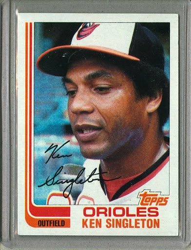 1982 Topps Baseball #290 Ken Singleton Orioles Pack Fresh