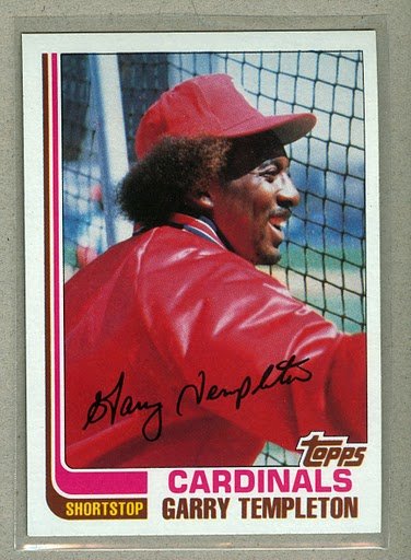 1982 Topps Baseball #288 Garry Templeton Cardinals Pack Fresh