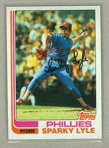 1982 Topps Baseball #285 Sparky Lyle Phillies Pack Fresh