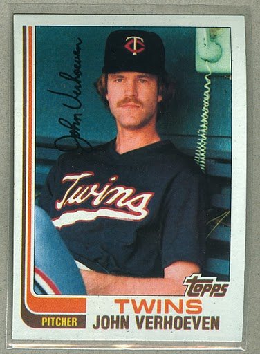 1982 Topps Baseball #281 John Verhoeven Twins Pack Fresh