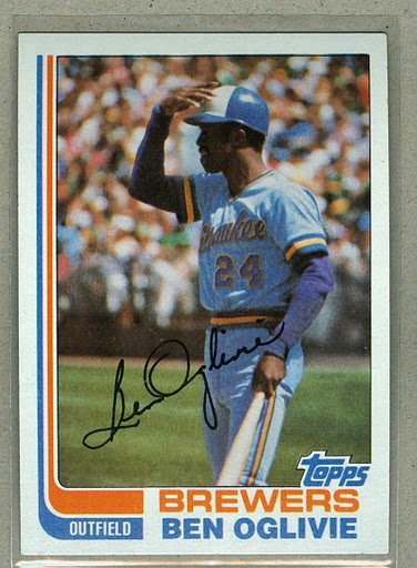 1982 Topps Baseball #280 Ben Oglivie Brewers Pack Fresh