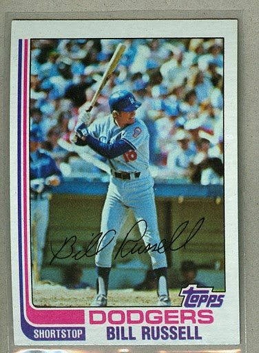 1982 Topps Baseball #279 Bill Russell Dodgers Pack Fresh