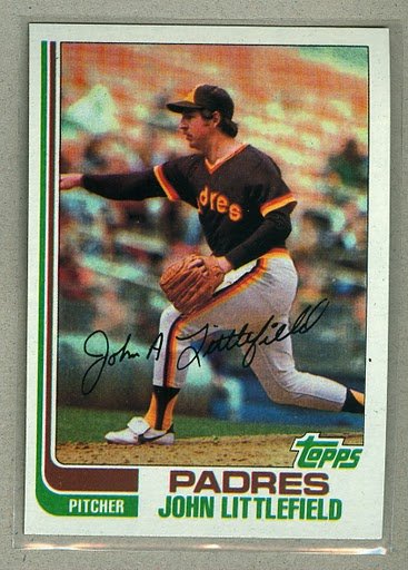 1982 Topps Baseball #278 John Littlefield Padres Pack Fresh