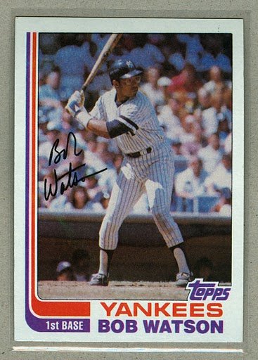 1982 Topps Baseball #275 Bob Watson Yankees Pack Fresh