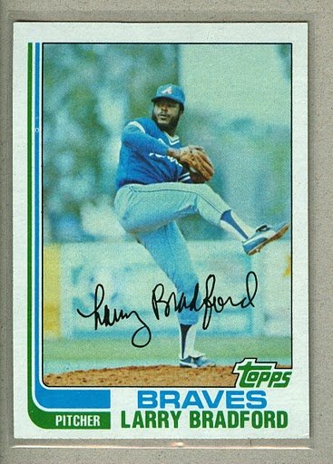 1982 Topps Baseball #271 Larry Bradford Braves Pack Fresh