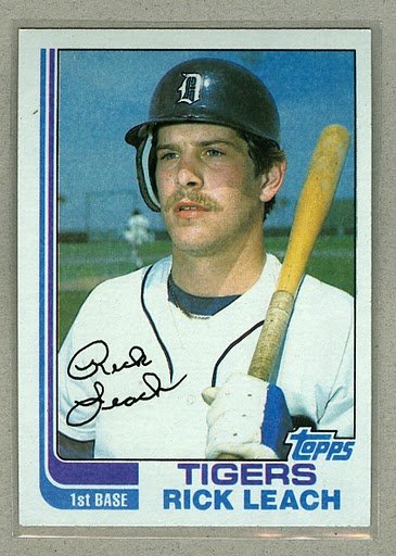 1982 Topps Baseball #266 Rick Leach Tigers Pack Fresh