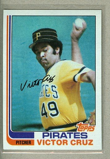 1982 Topps Baseball #263 Victor Cruz Pirates Pack Fresh