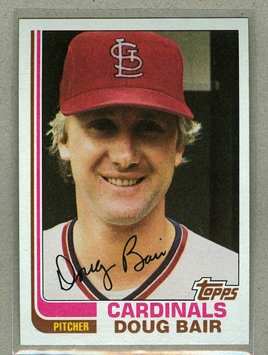 1982 Topps Baseball #262 Doug Bair Cardinals Pack Fresh
