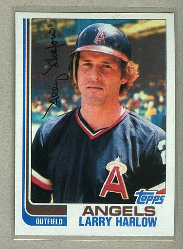 1982 Topps Baseball #257 Larry Harlow Angels Pack Fresh