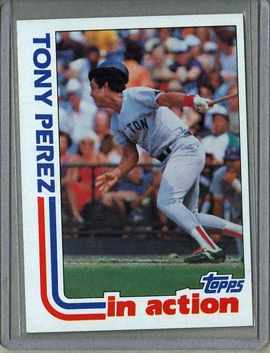 1982 Topps Baseball #255 Tony Perez Red Sox Pack Fresh