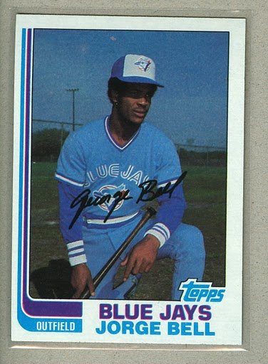 1982 Topps Baseball #254 Jorge Bell Blue Jays Pack Fresh