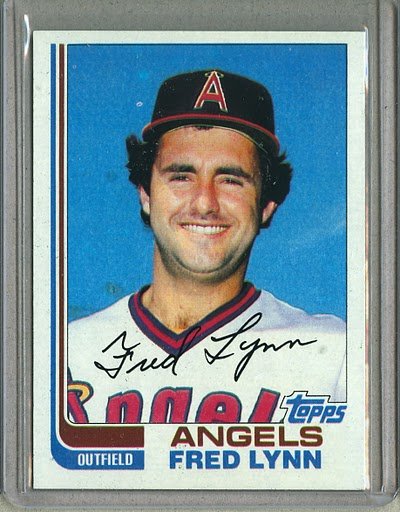 1982 Topps Baseball #251 Fred Lynn Angels Pack Fresh