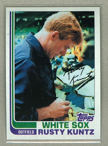 1982 Topps Baseball #237 Rusty Kuntz White Sox Pack Fresh
