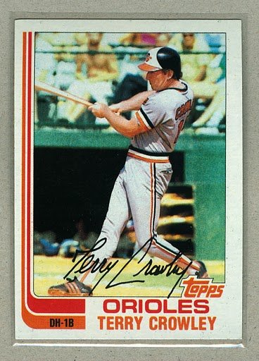 1982 Topps Baseball #232 Terry Crowley Orioles Pack Fresh