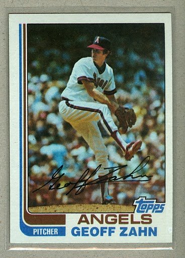 1982 Topps Baseball #229 Geoff Zahn Angels Pack Fresh