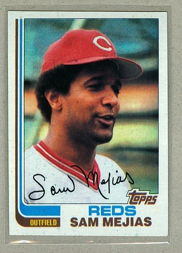 1982 Topps Baseball #228 Sam Mejias Reds Pack Fresh
