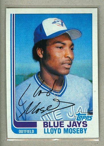 1982 Topps Baseball #223 Lloyd Moseby Blue Jays Pack Fresh