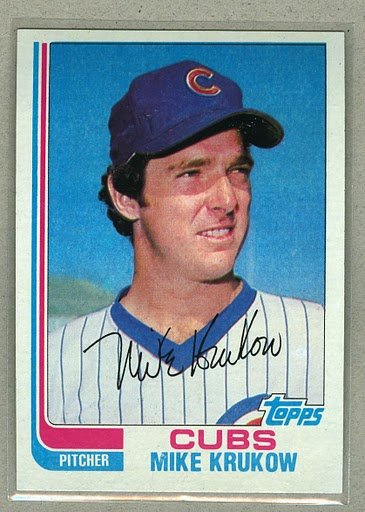 1982 Topps Baseball #215 Mike Krukow Cubs Pack Fresh