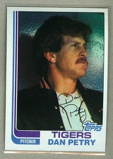 1982 Topps Baseball #211 Dan Petry Tigers Pack Fresh