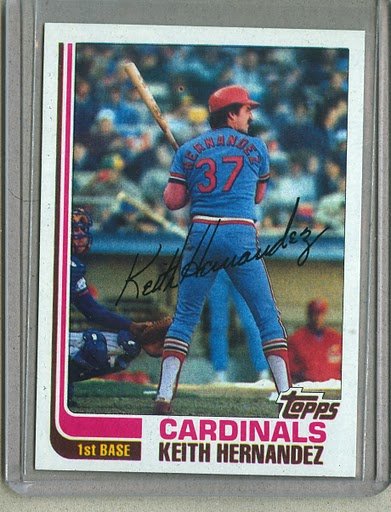 1982 Topps Baseball #210 Keith Hernandez Cardinals Pack Fresh
