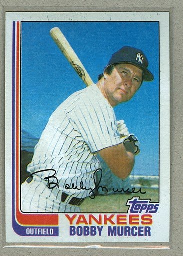 1982 Topps Baseball #208 Bobby Murcer Yankees Pack Fresh
