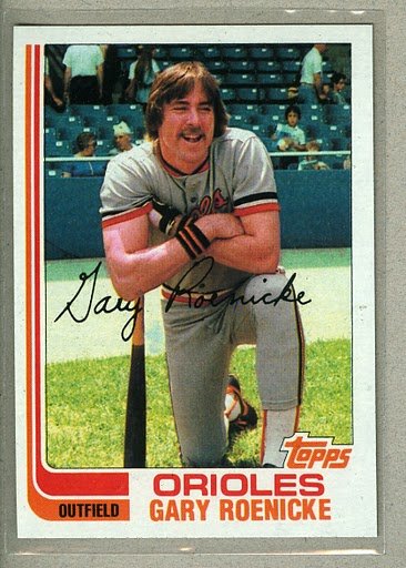 1982 Topps Baseball #204 Gary Roenicke Orioles Pack Fresh